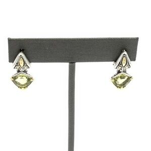 John Hardy sterling silver citrine earrings